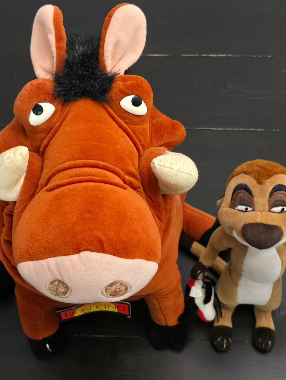 Disney The Lion King Pumbaa & Timon Grub Bugs Plush Stuffed Animals